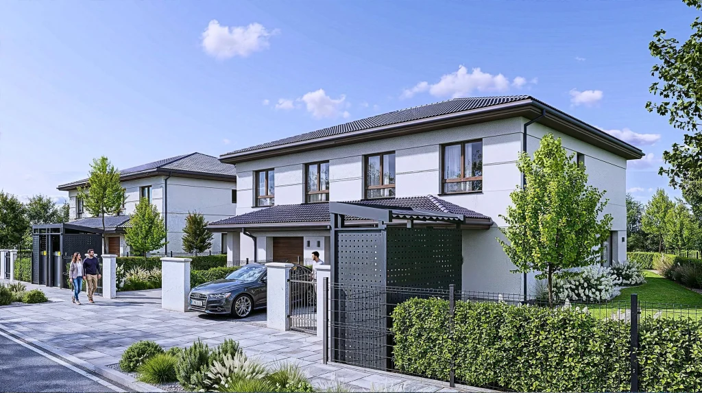 Semi-detached house, view 1