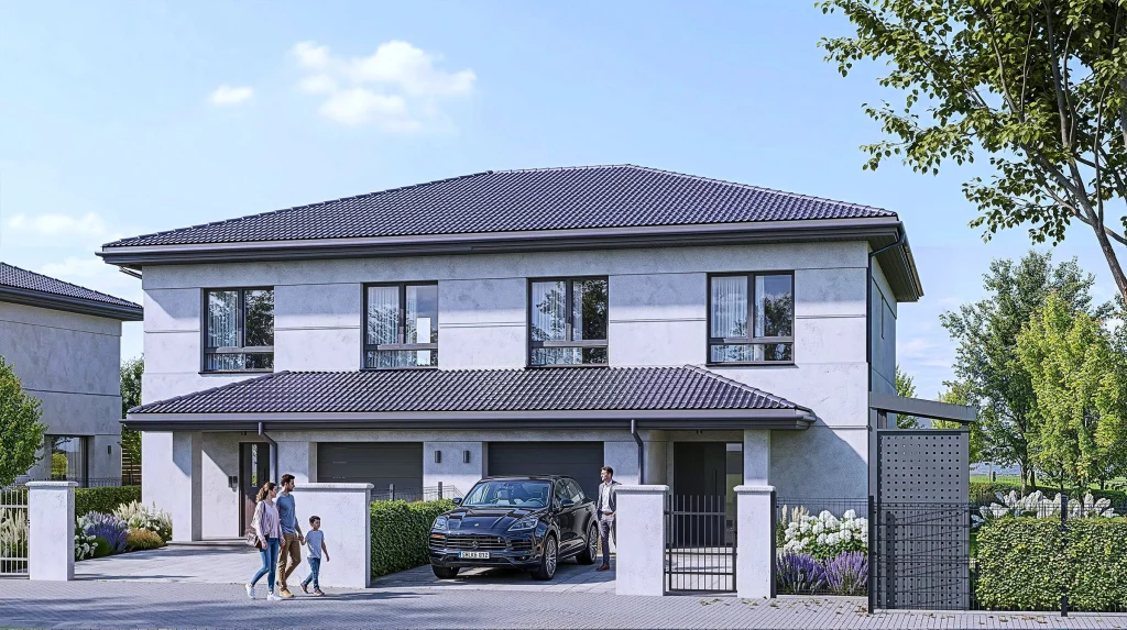 Semi-detached house, view 2