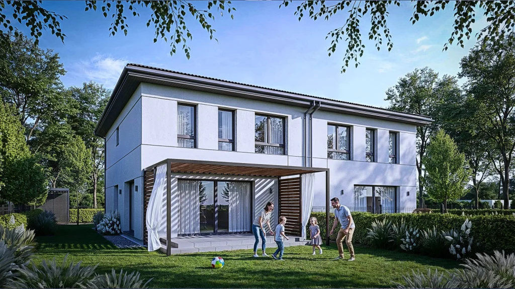 Semi-detached house, view 3