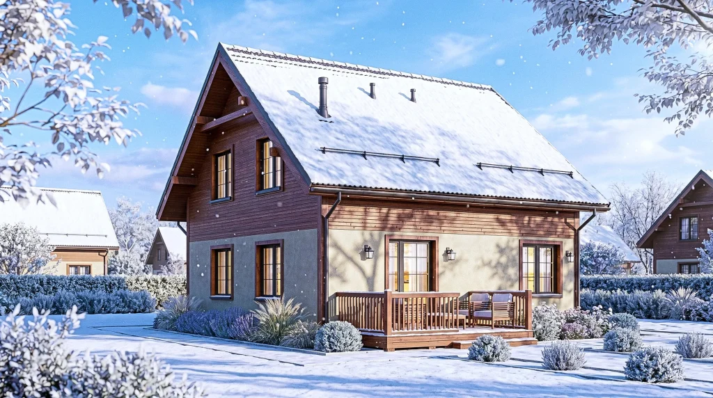 Houses through the seasons, view 4