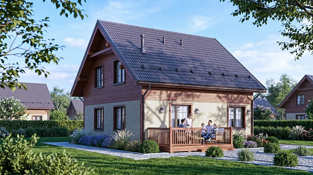 Houses through the seasons, view 5