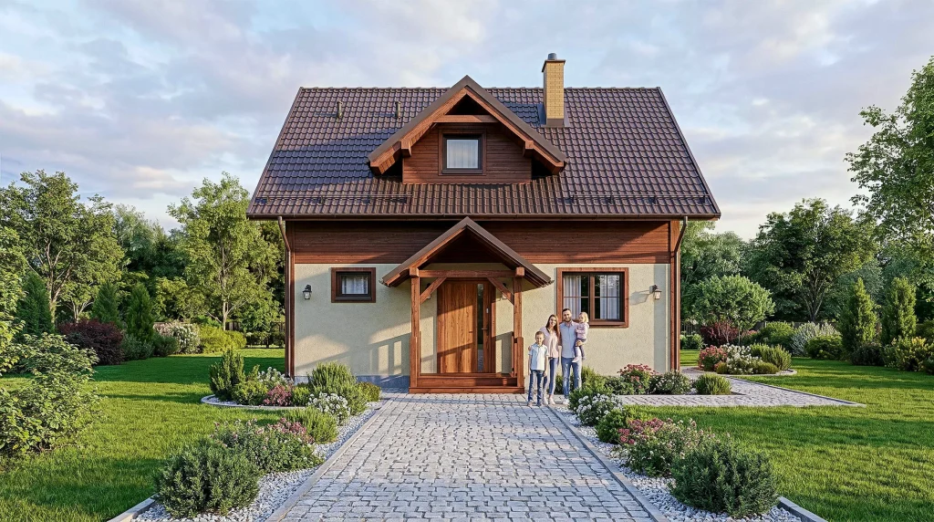 Houses through the seasons, view 6